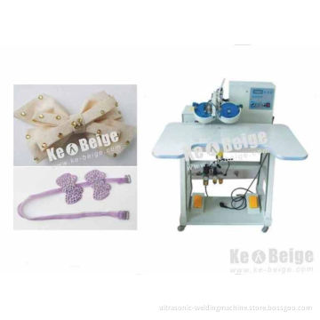 Double-disc Hot Fix Rhinestone Ultrasonic Welding Machine For Headgear, Shoes, Bags, Belts